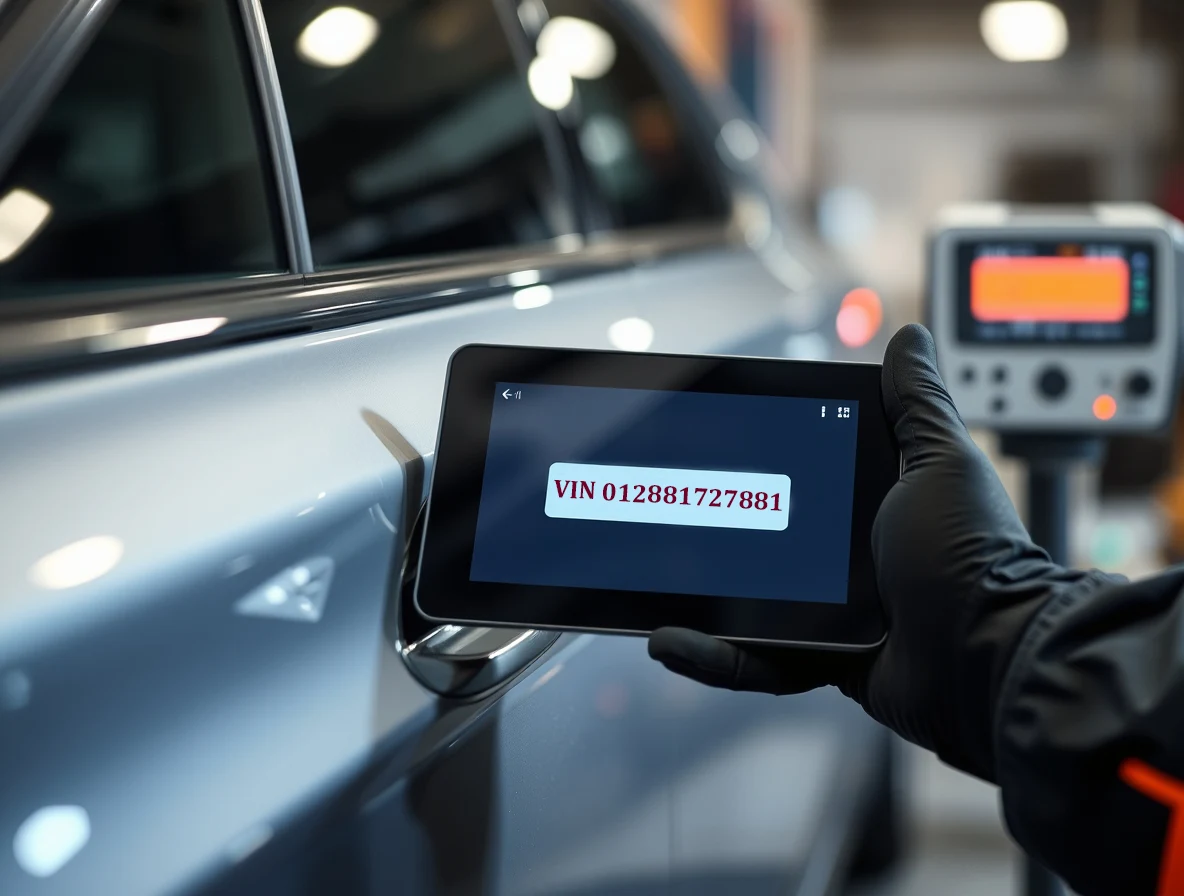 подбор цвета по VIN коду авто